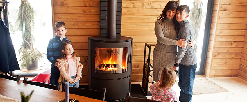 Morso Cast Iron Fireplace Insert Installation in Burnsville, Minnesota