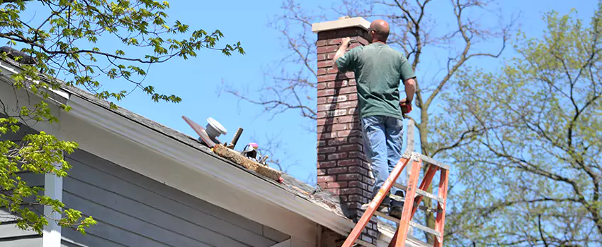 Vinyl and PVC Chimney Flashing Installation in Burnsville, MN
