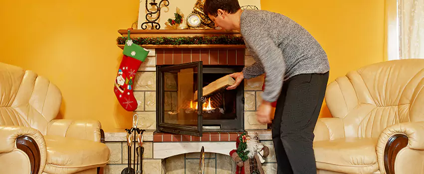 Rusted Metal Fireplace Restoration in Burnsville, Minnesota