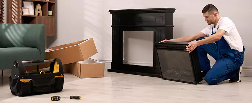 Old Rusted Metal Fireplace Repair And Replacement in Burnsville, MN